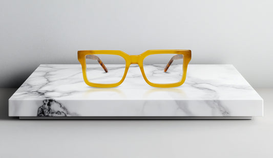 Adriano – Handcrafted Luxury Eyewear from Italy - Light Honey Frame - Eyeglasses - OPREYEWEAR