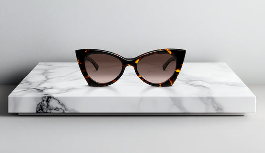 OPR Eyewear The Marzo Sun Sunglasses – Handcrafted Italian Frames in Tortoiseshell with Gradient Lenses